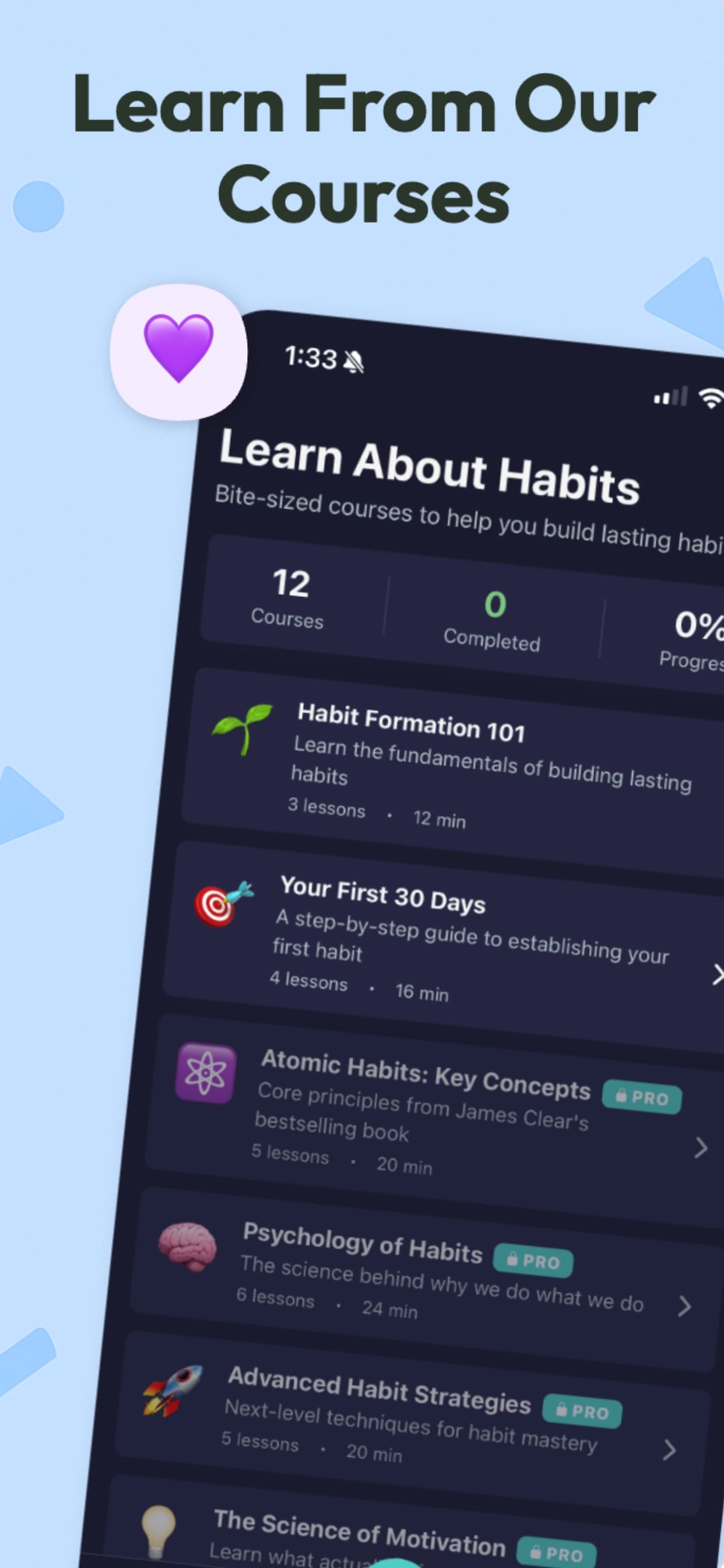 Learn From Our Courses